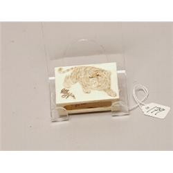 Japanese Carved Match Cover