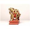 Image 4 : Carved Gilt & Painted Foo Dog C.1880