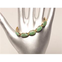 18K Gold & Jadeite Bracelet