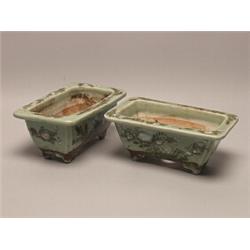Ca 1900 Pr Chinese Enamelled Porcelain Pots