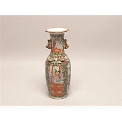 Famille Rose Vase Ca 1880