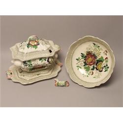 Mason's Victorian Soup Tureen, Tray & Bowl