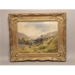 G. Ferreira Oil on Canvas 19th C. Portuguese