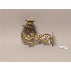 Brass Wall Sconce for Candle