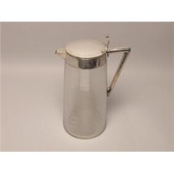 Glass & 800 Silver Pitcher