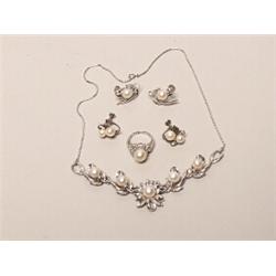 Cultured Pearl Jewellery  2 Pr Earrings 