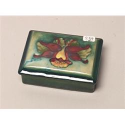 Moorcroft Lidded Box