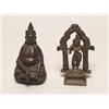 Two Antique Bronze Far Eastern Figures