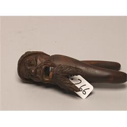 Antique Black Forest Carved Wood Nutcracker