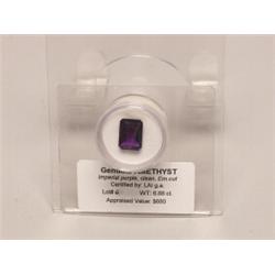 Amethyst  Imperial Purple 6.88 ct