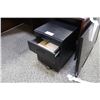 Image 2 : BLACK 3 DRAWER MOBILE PEDESTAL