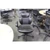 Image 2 : BLACK LEATHER CAPRIS MID BACK EXECUTIVE CHAIR