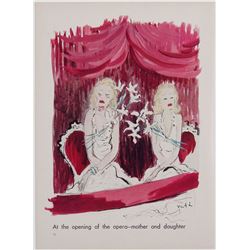 Vtg 1935 Vanity Fair Print - Artwork by Marcel Vertes