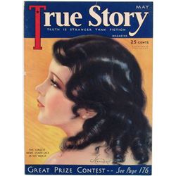 1930s TRUE STORY Magazine Cover by Jules Cannert