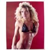 Image 1 : Large 1990 Swimsuit Pin-Up - Blonde MICHELLE VEEN