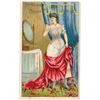 Vintage Trade Card DR. WARNER'S CORALINE HEALTH CORSET