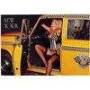 Vintage 1980s New York Postcard - Hot Blonde Cab Driver
