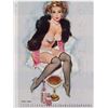 1964 FRITZ WILLIS Risque Pin-Up Calendar Page - Brown & Bigelow