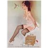 1964 FRITZ WILLIS Risque Pin-Up Calendar Page - Brown & Bigelow