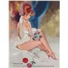 Image 1 : 1966 FRITZ WILLIS Nude Pin-Up Calendar Page - Brown & Bigelow