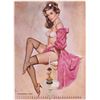 Image 1 : 1967 FRITZ WILLIS Risque Pin-Up Calendar Page - Brown & Bigelow