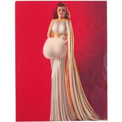 Vintage 1940s Pin-Up BILLY DEVORSS Glamorous Brunette