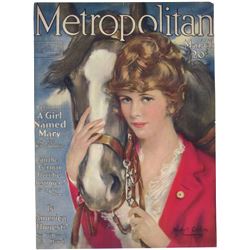 Antique HASKELL COFFIN Horse Girl METROPOLITAN MAG Cvr
