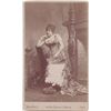 Image 1 : Large c1880s Antique Cabinet Card Paris-Portrait