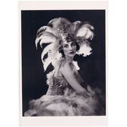 Vintage 1983 Postcard ANNA PAVLOVA Photo by James Abbe