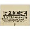 Image 2 : Jim Franklin Electromagnets Ritz Theater Poster