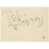 Image 2 : John Lennon, Yoko, & Sean Signed Sketch 2403/5000