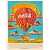 Image 1 : Coca Cola Texas Sesquicentennial Balloon Poster