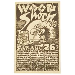 Wood Shock Austin Concert Poster