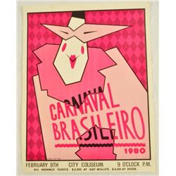 1980 Austin Carnaval Brasileiro Poster