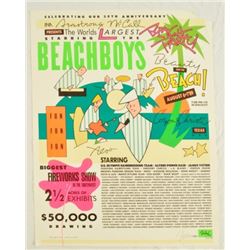 Beach Boys Beach Party Signed Guy Juke Poster