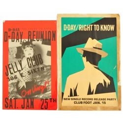 D-Day Austin Concert Posters