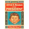 Image 1 : Alfred E. Neuman For President 1960's MAD Poster