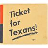 Image 3 : 1960 Kennedy Johnson "Ticket For Texans"