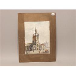 19th C British Watercolor Signed Tembleton