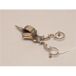 Antique Silver Plate Candle Snuff
