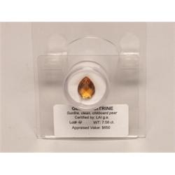 Citrine  Sunfire Color