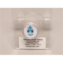 Blue Topaz  Sky Blue 11.64 ct
