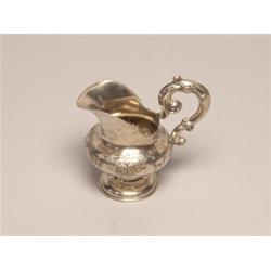 Continental Fine Silver Creamer C  1880