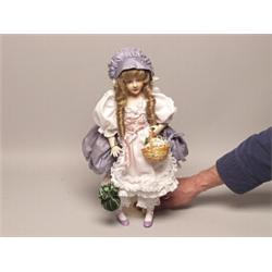Mary Mary   Porcelain Face Doll 