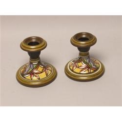 Pair Gouda Halland Candelsticks