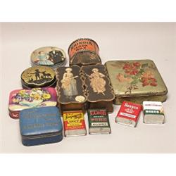 Lot of Ten Collectable Tins and Boxes
