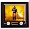 Image 1 : Le'Veon Bell Signed Steelers 26x28 Custom Framed Photo Display (TSE)