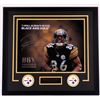 Image 1 : Hines Ward Signed Steelers 26x28 Custom Framed Photo Display (TSE COA)