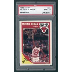 Michael Jordan 1989-90 Fleer #21 (PSA 9)