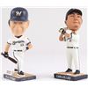 Image 1 : Lot of (2) 2005 Milwaukee Brewers Bobbleheads with Carlos Lee & Lyle Overbay
